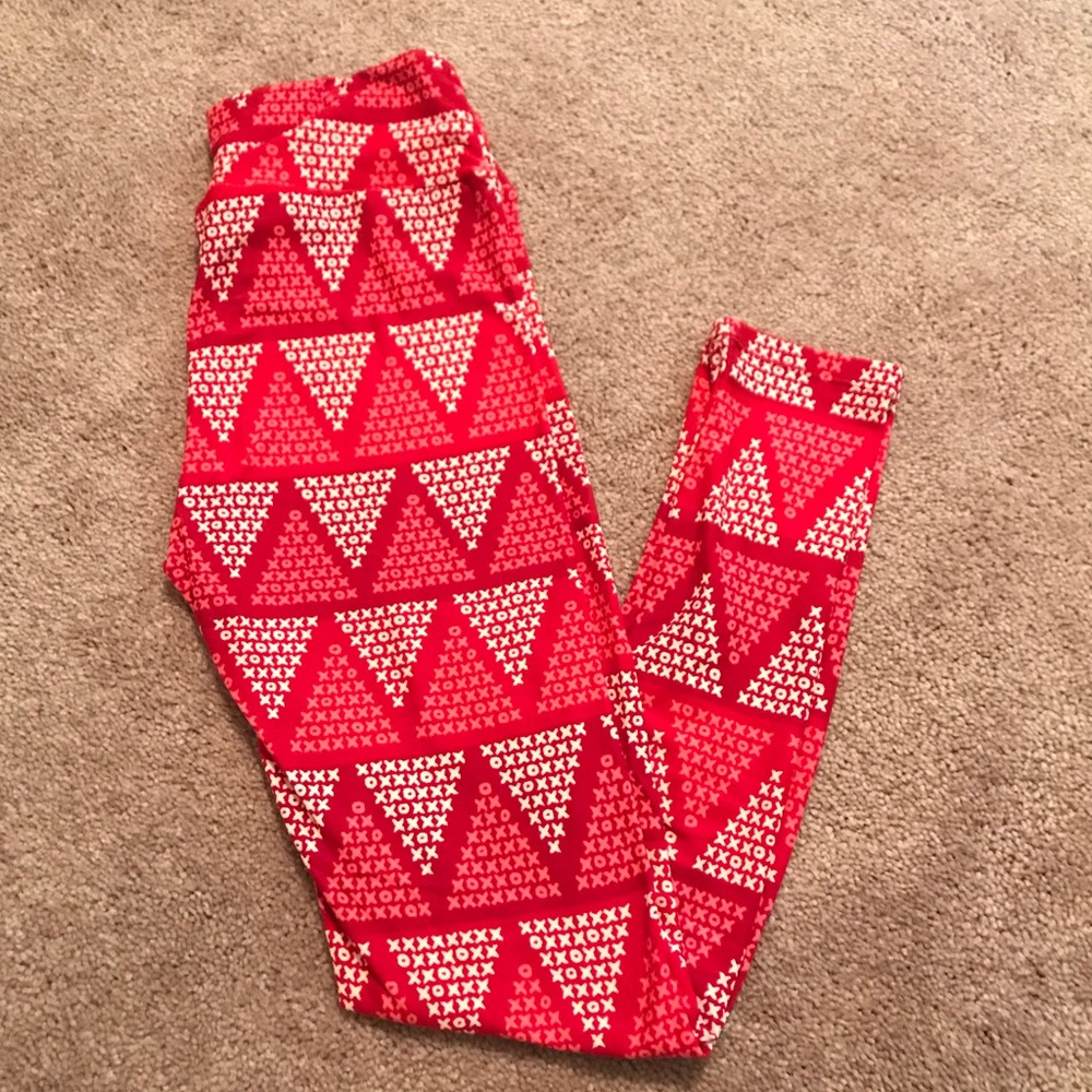 New LuLaRoe valentines leggings OS